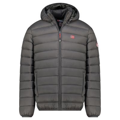 3. Geographical Norway Men’s Jacket AMIGO HOOD DGREY DB MEN 096 (WA1459H/GN-DARK GREY)