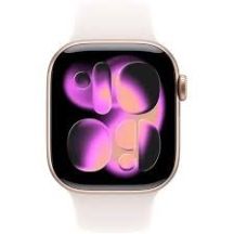 Apple Watch Series 11 GPS 42mm Rose Gold Aluminum with Blush Sport Band - S/M