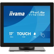 iiyama ProLite T1721MSC-B3 computer monitor 43.2 cm (17") 1280 x 1024 px SXGA touchscreen Blad Black