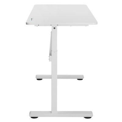 4. Ergo Office manual height adjustment desk, max 40 kg, max height 117 cm, with a tabletop for sitting and standing work, ER-401 W