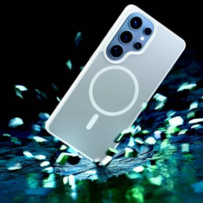 9. 3mk Smoke MagCase for Samsung Galaxy S26 Ultra - White