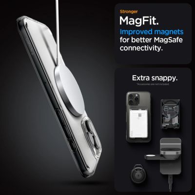 7. Spigen Ultra Hybrid Mag Case with MagSafe for iPhone 16 Pro - Clear
