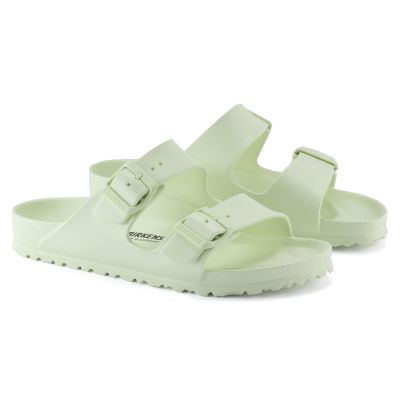 8. Birkenstock Arizona Essentials EVA Regular Faded Lime Men's Foam Slides for Wide Feet (1024571)