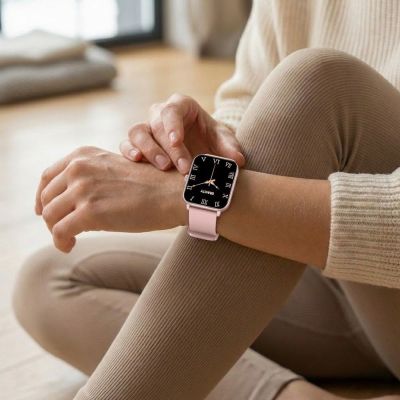 2. Smartwatch Gravity Rose Gold Pink GT36-1