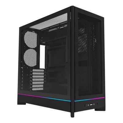 2. Montech HS01 PC Case, Midi-Tower, ATX, aRGB, Tempered Glass