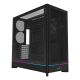 2. Montech HS01 PC Case, Midi-Tower, ATX, aRGB, Tempered Glass