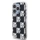 2. DKNY IML Checkered Mono Pattern case for iPhone 15 Pro Max - black