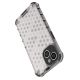 12. Honeycomb case for iPhone 14 armored hybrid cover transparent