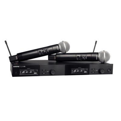 Shure SLXD24DE/SM58-G59 - Dual Digital Wireless System with Two Handheld Transmitters/Microphones