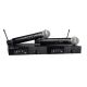 Shure SLXD24DE/SM58-G59 - Dual Digital Wireless System with Two Handheld Transmitters/Microphones