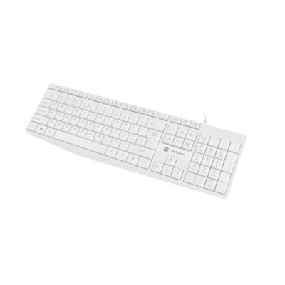 2. NATEC NAUTILUS US SLIM KEYBOARD WHITE NKL-1951