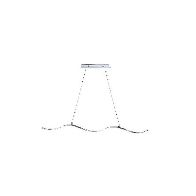 7. Activejet AJE-SARA LED ceiling lamp, silver, neutral white light, 1690 lm.