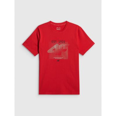 7. Men's regular printed T-shirt 4F 4FRSS26TTSHM4039-62S