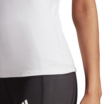 10. adidas Studio Slim Strappy Back Tank Top W HE3141