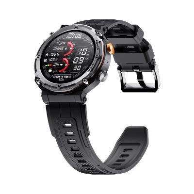 7. VELTORI VT130-1 Smartwatch Black Silicone Strap