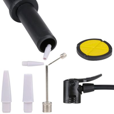 4. DUNLOP FOOT BICYCLE PUMP WITH PRESSURE GAUGE