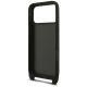 8. Karl Lagerfeld Saffiano Karl&Choupette Metal Pin CBDY Strap Case for iPhone 18 Pro / 17 Pro - Black