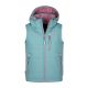 Insulated children's vest for boys/girls Trollkids Kids Narvik Vest XT glacier green/orchid (730-325)