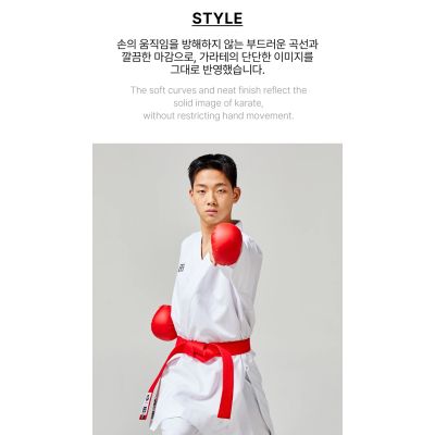 8. Karate gloves - Mitts 2 RED WKF | MOOTO