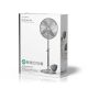 4. Nedis 50W chrome pedestal fan