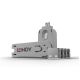 Lindy 40454 Port Blocker Port Blocker + USB Type-A Dongle White Acrylonitrile Butadiene Styrene (ABS) 5 pcs.