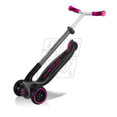 21. Globber Master Prime 3-Wheel Scooter / Black - Neon Pink 664-110