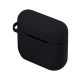 4. 3mk Silicone AirPods Case for AirPods Pro 3 - Black