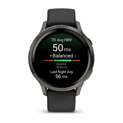 2. Garmin Venu 4 3.05 cm (1.2") AMOLED 41 mm Digital 390 x 390 px Touchscreen Black Wi-Fi GPS