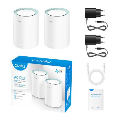 9. Access Point CUDY M1300(2-Pack) AC1200 Dual Band