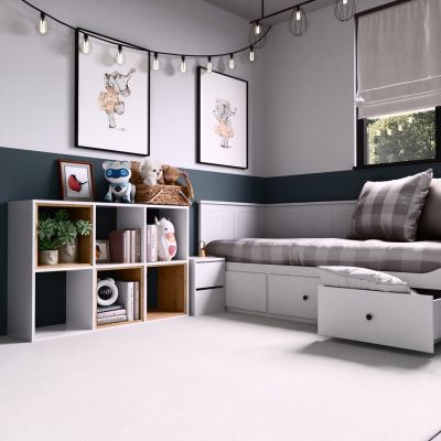 2. MALAX SHELVING 2X3 WHITE