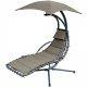 17. SWING ROCKING CHAIR WITH UMBRELLA LISBON DARK GREY