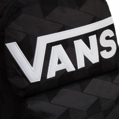 7. Vans Old Skool Drop V 22 L Black/Asphalt Urban School Backpack - VN000H4ZKOU1