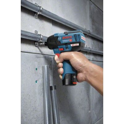 4. Bosch 0 601 9E0 005 Power Wrench 1/4" 3100 RPM 110 N m Black, Blue 12 V
