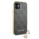 3. Guess GUHCN61GF4GGR iPhone 11 6.1" / Xr grey/gray hard case 4G Charms Collection