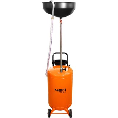 Mobile gravity oil drainer