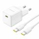 16. Baseus Palm 1C 20W Wall Charger (with Baseus Mini White USB-C 60W (20V/3A) 1m Cable) - White