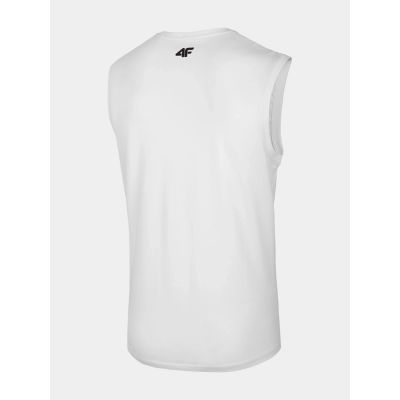 4. Men's sleeveless shirt 4F 4FWSS26TSLEM357-10S