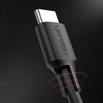 18. Ugreen US286 USB-C - USB-C PD QC 3A 480Mb/s 2m Cable - Black