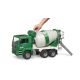 3. MAN TGA concrete mixer white and green BRUDER