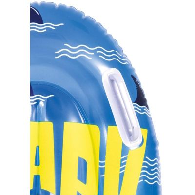 3. INFLATABLE SWIMMING BOARD 100X50CM SHARK 35017 BLUE