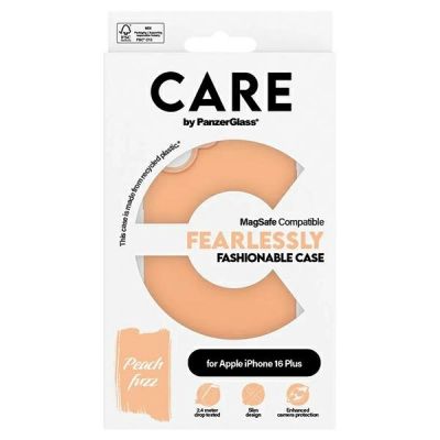 4. CARE by PanzerGlass Fashion Case iPhone 16 Plus 6.7" Peachy MagSafe 1391