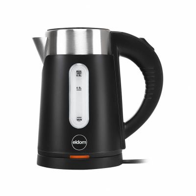 3. ELDOM CORDLESS KETTLE C185C TRIPO BLACK 1000W 0.8 L, BPA-FREE, INSULATED