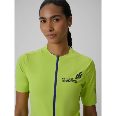 5. Women's cycling jersey with UPF50+ filter 4F 4FRSS26TFTSF2454-45S