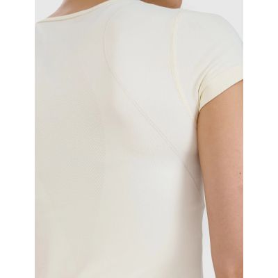 6. Women's quick-drying yoga and pilates t-shirt 4F 4FWSS25TFTSF1270-11S