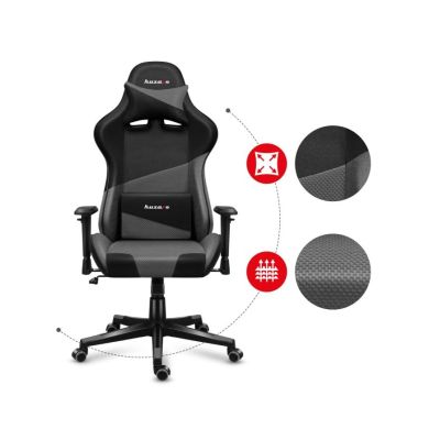 23. Huzaro Force 6.2 Grey Mesh Gaming Chair