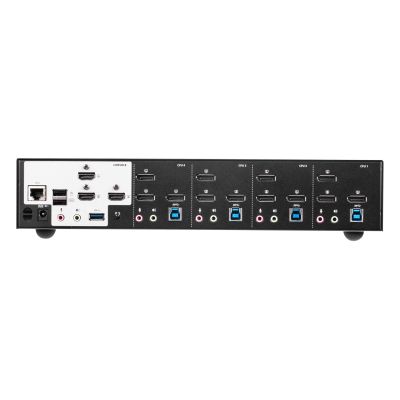 2. ATEN KVM Switch 4P USB3.0 4K DP Triple View KVMP S