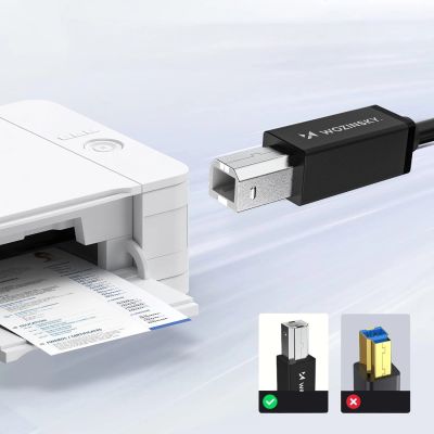 9. Wozinsky WKDDY3S USB-B - USB-A 480Mb/s Cable 2m - Black