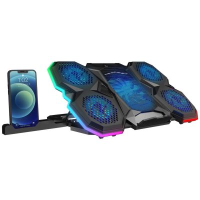 8. RAMPAGE Laptop Cooling Pad AD-RC14 9-17" RGB