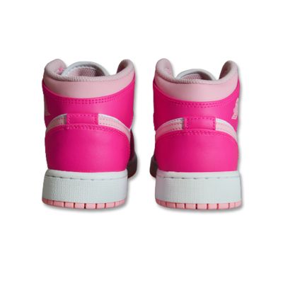 4. Air Jordan 1 Mid GS Fierce Pink Kids' Shoes - FD8780-116