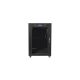 2. LANBERG FLOOR RACK CABINET 19" 15U 600X600 GLASS DOOR LCD BLACK FF01-6615-12BL (FLAT PACK)